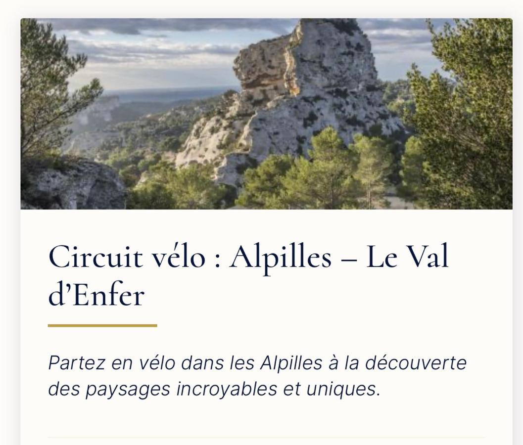 Apartmán Lou Bonur Les Baux-de-Provence Exteriér fotografie